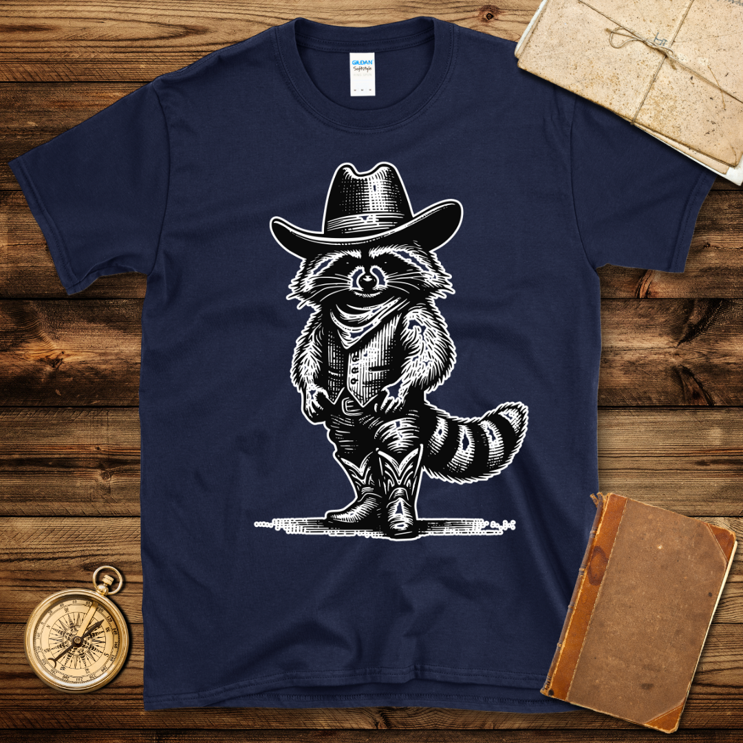 Cowboy Racoon T-Shirt