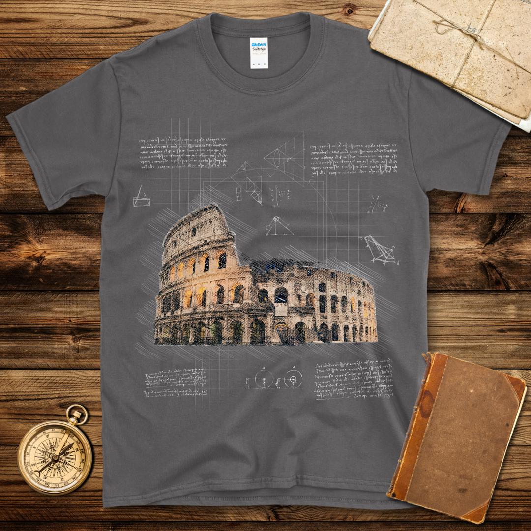 Colosseum Blueprint T-Shirt