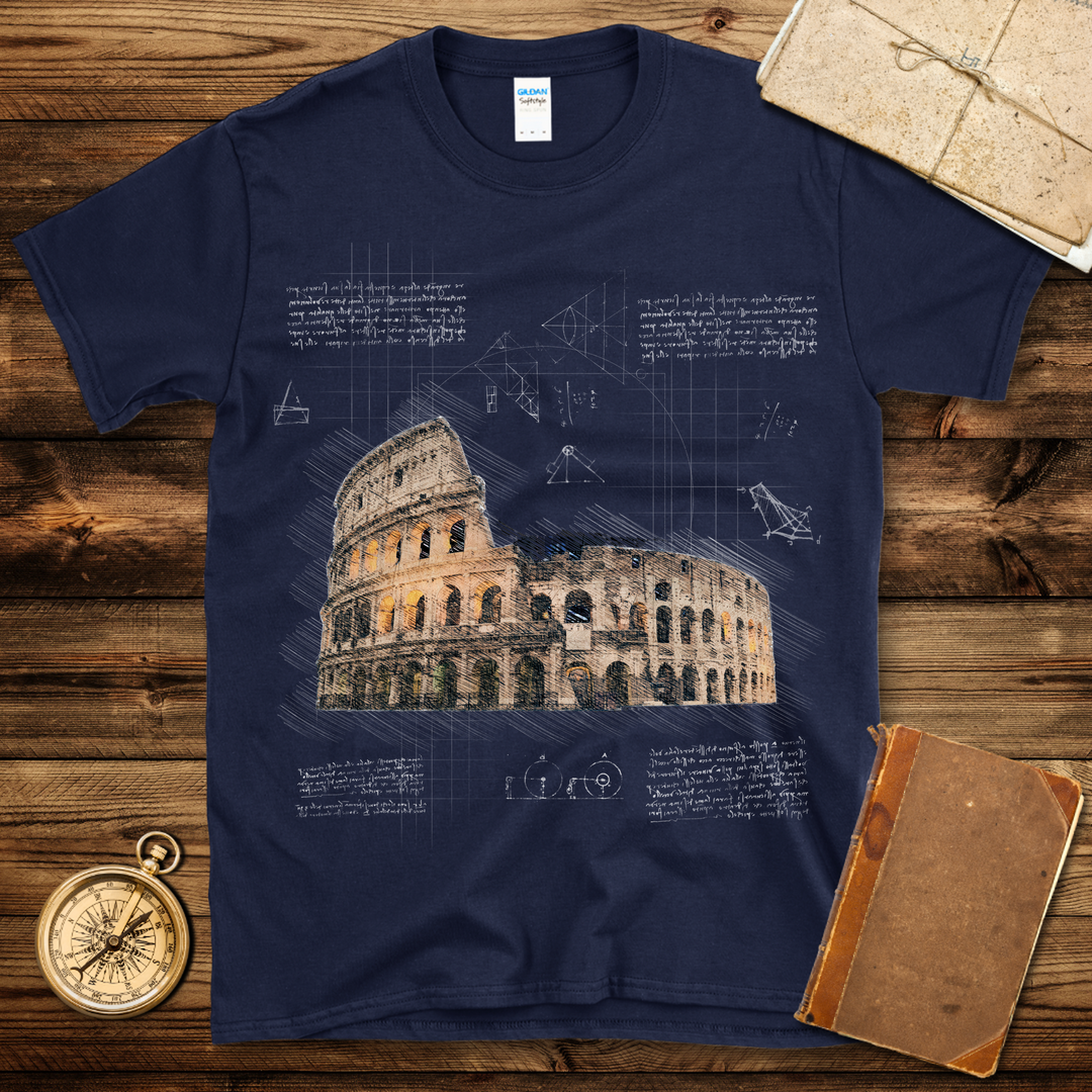 Colosseum Blueprint T-Shirt