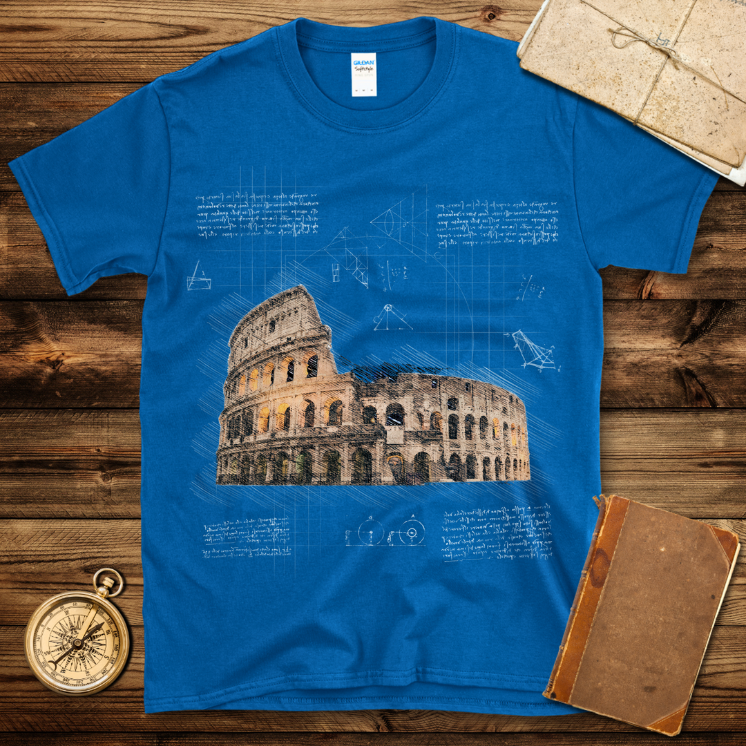 Colosseum Blueprint T-Shirt