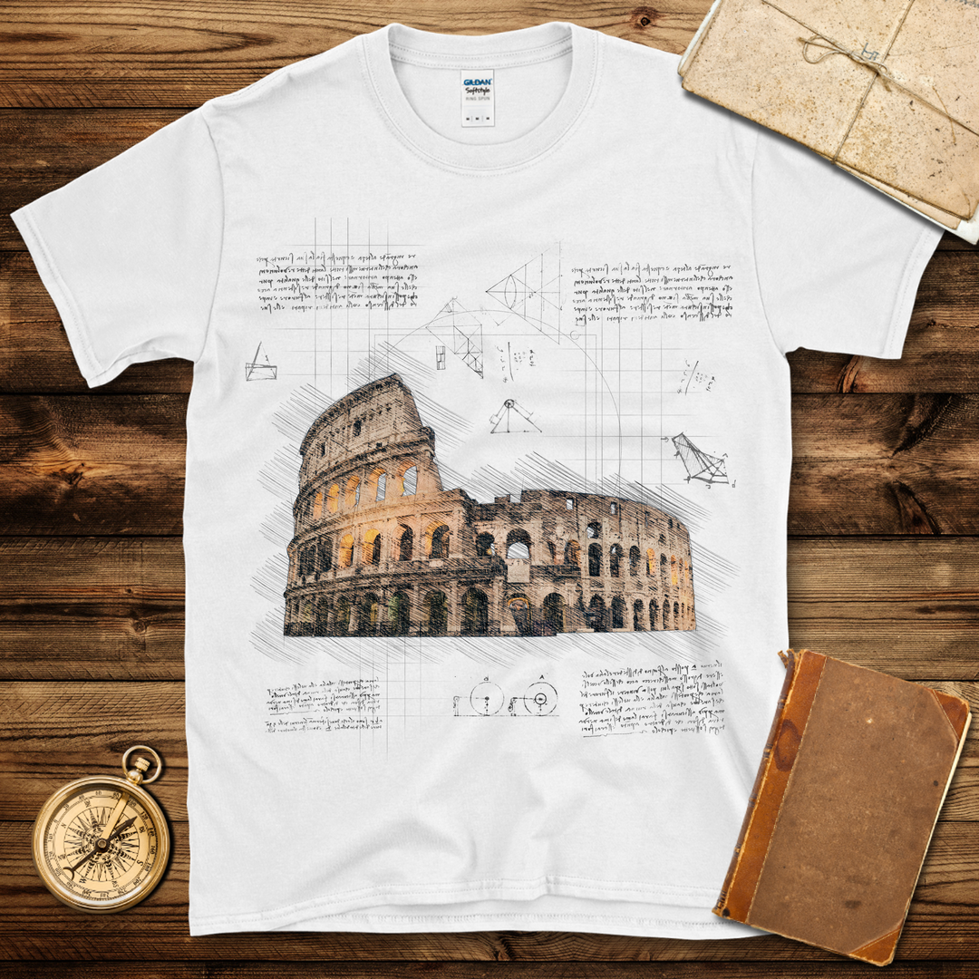 Colosseum Blueprint T-Shirt