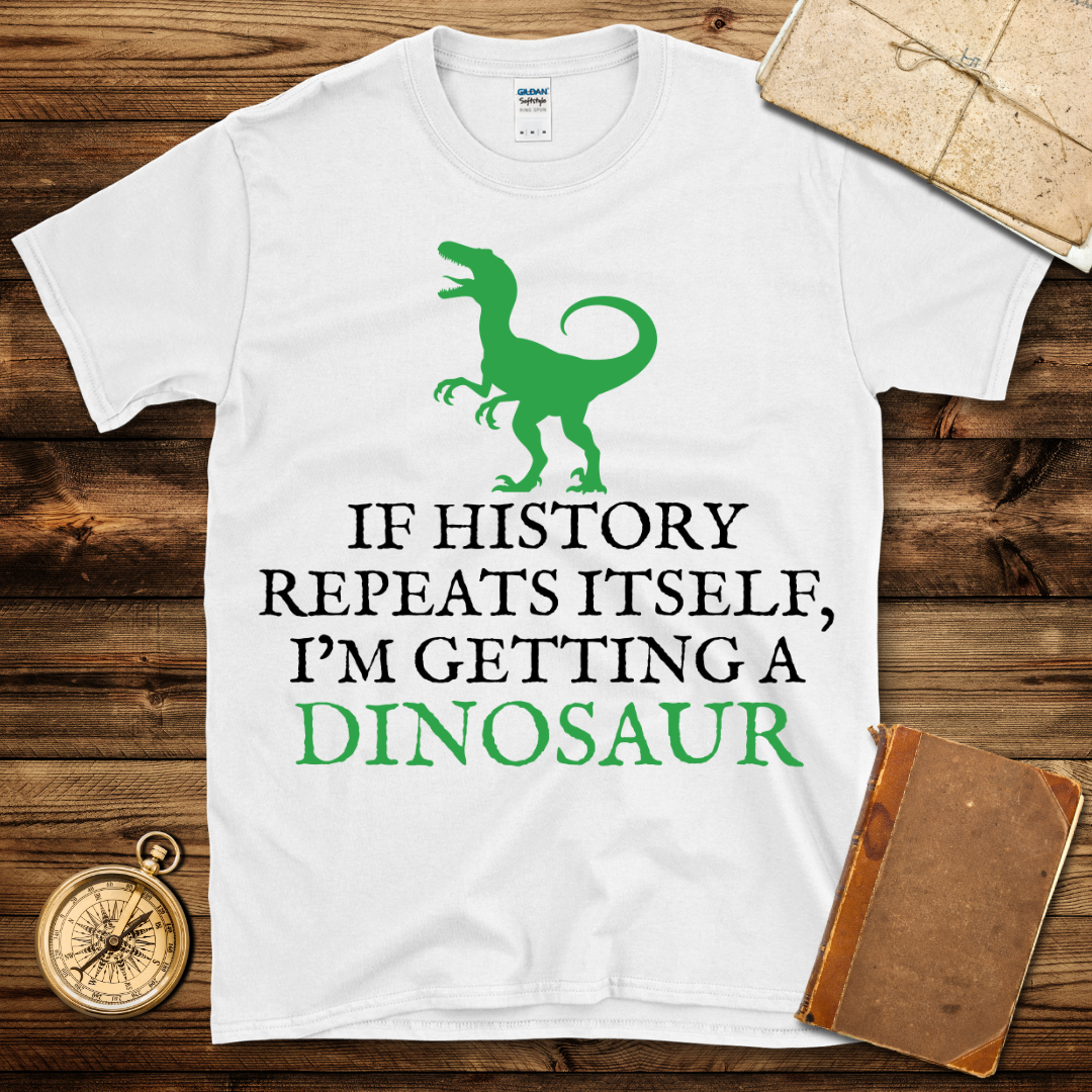 Getting A Dinosaur T-Shirt