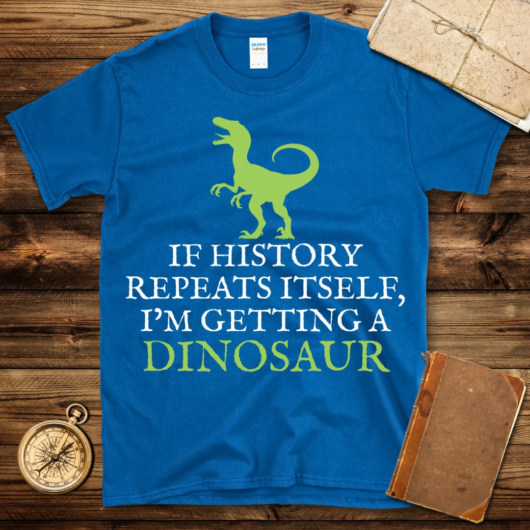 Getting A Dinosaur T-Shirt
