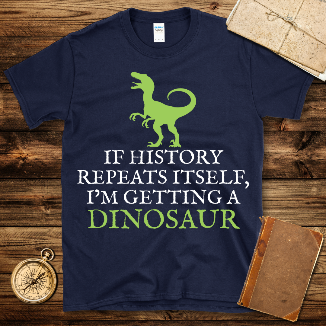 Getting A Dinosaur T-Shirt