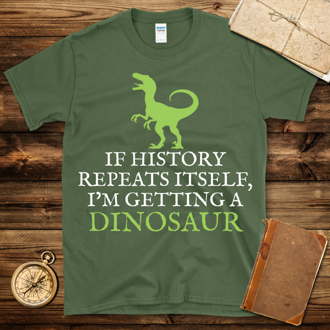 Getting A Dinosaur T-Shirt