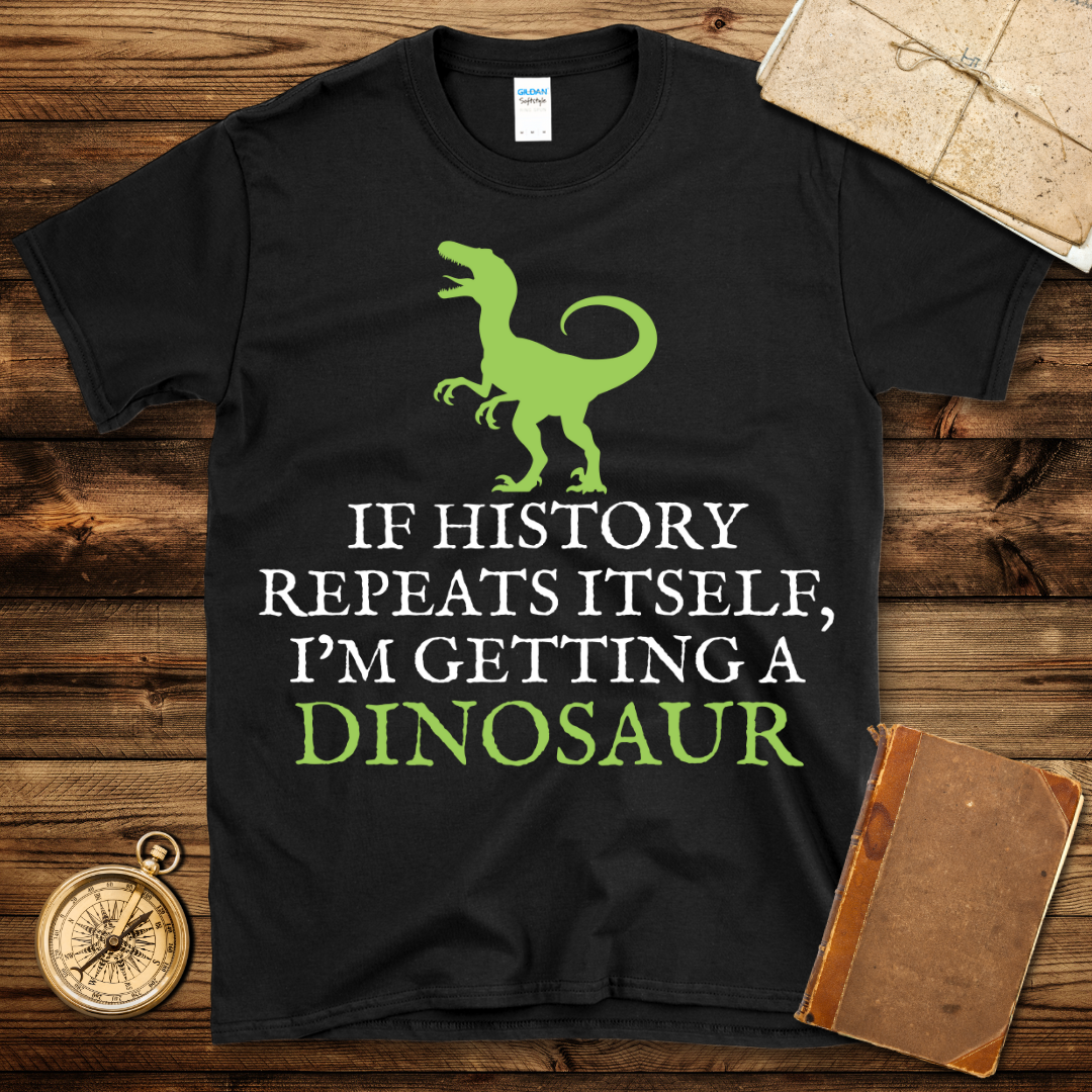 Getting A Dinosaur T-Shirt