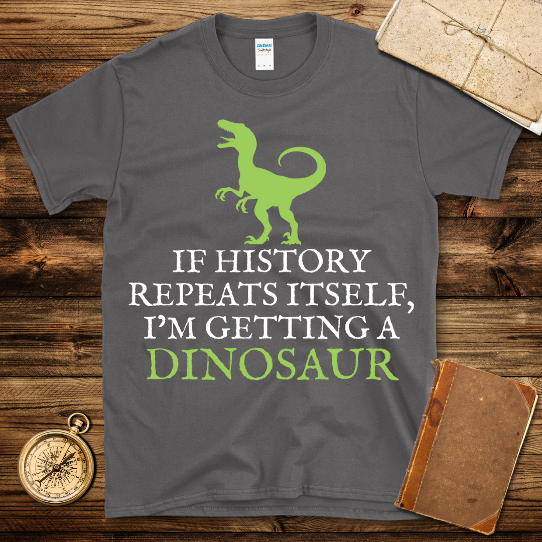 Getting A Dinosaur T-Shirt