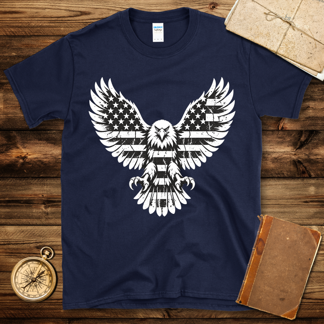 USA Eagle Distressed T-Shirt