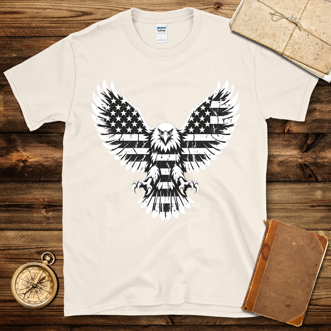 USA Eagle Distressed T-Shirt