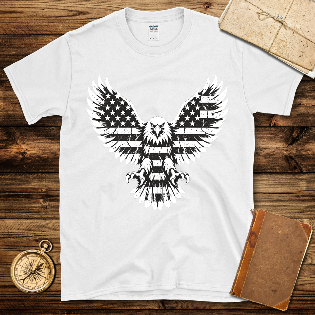 USA Eagle Distressed T-Shirt