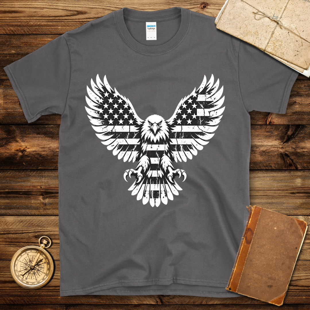 USA Eagle Distressed T-Shirt