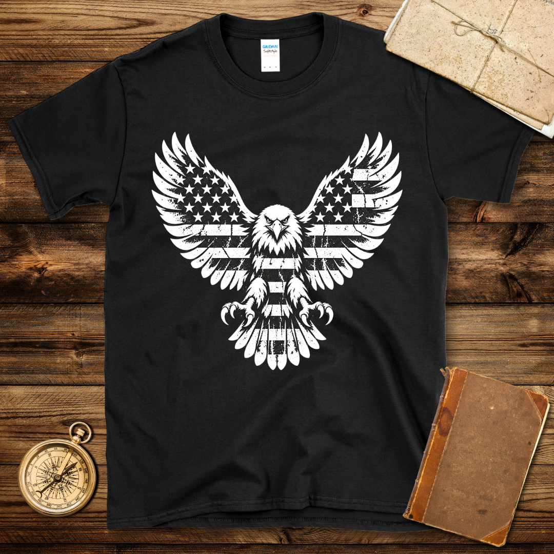 USA Eagle Distressed T-Shirt