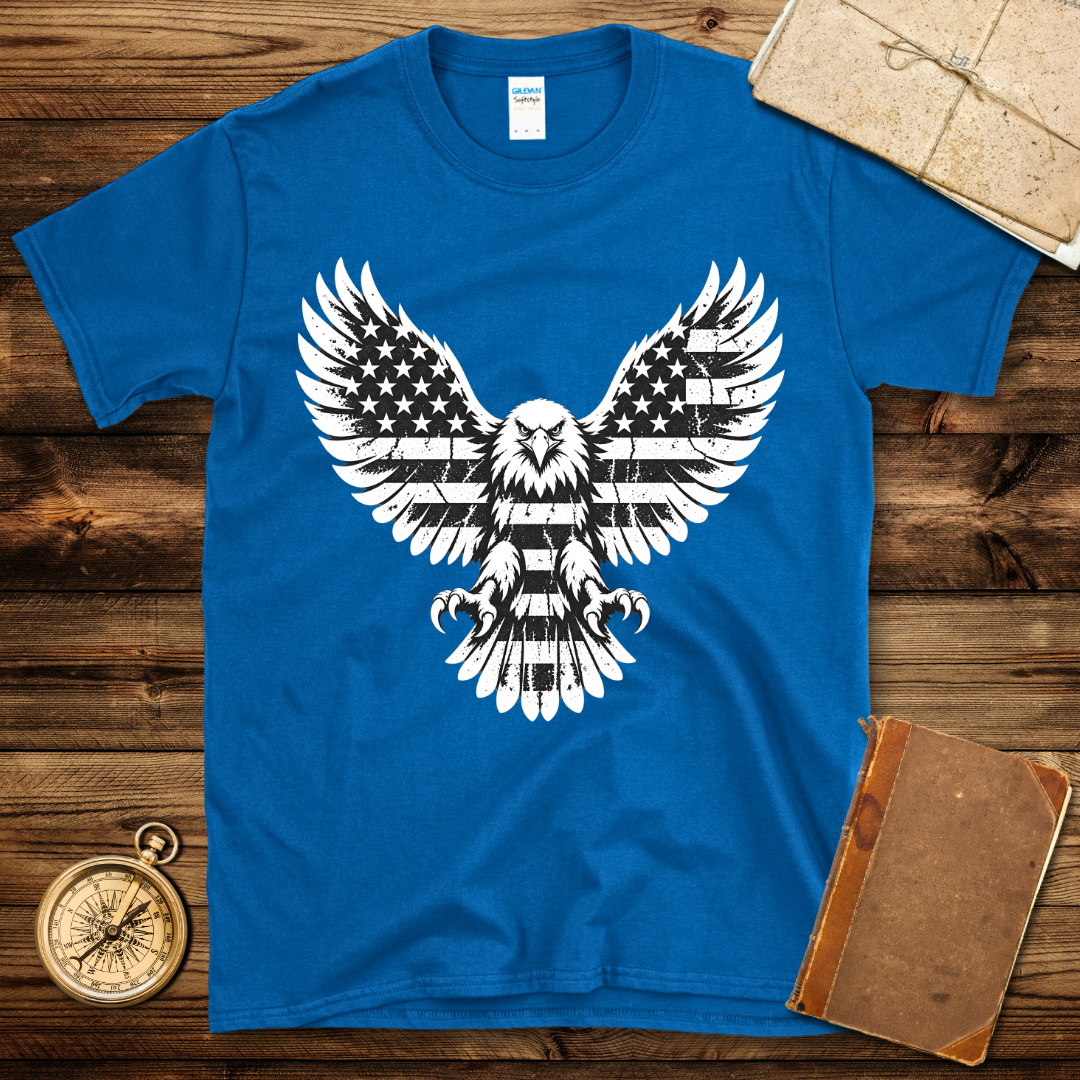 USA Eagle Distressed T-Shirt