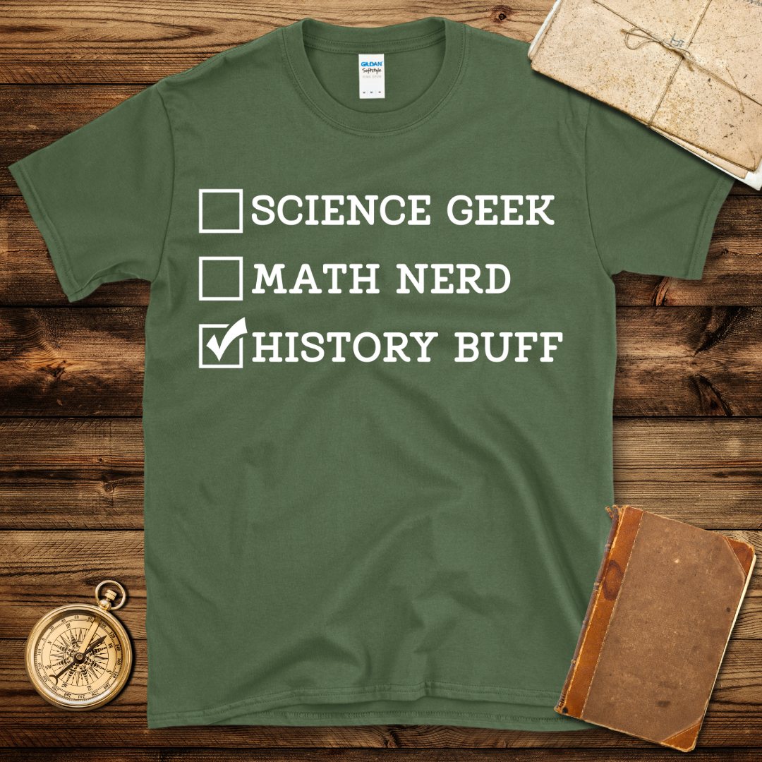 History Buff Checklist T-Shirt