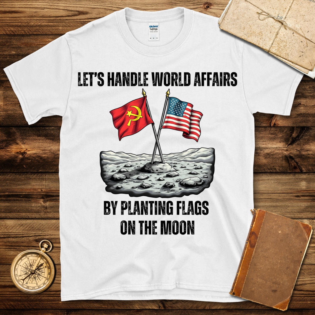 Planting Flags On The Moon T-Shirt