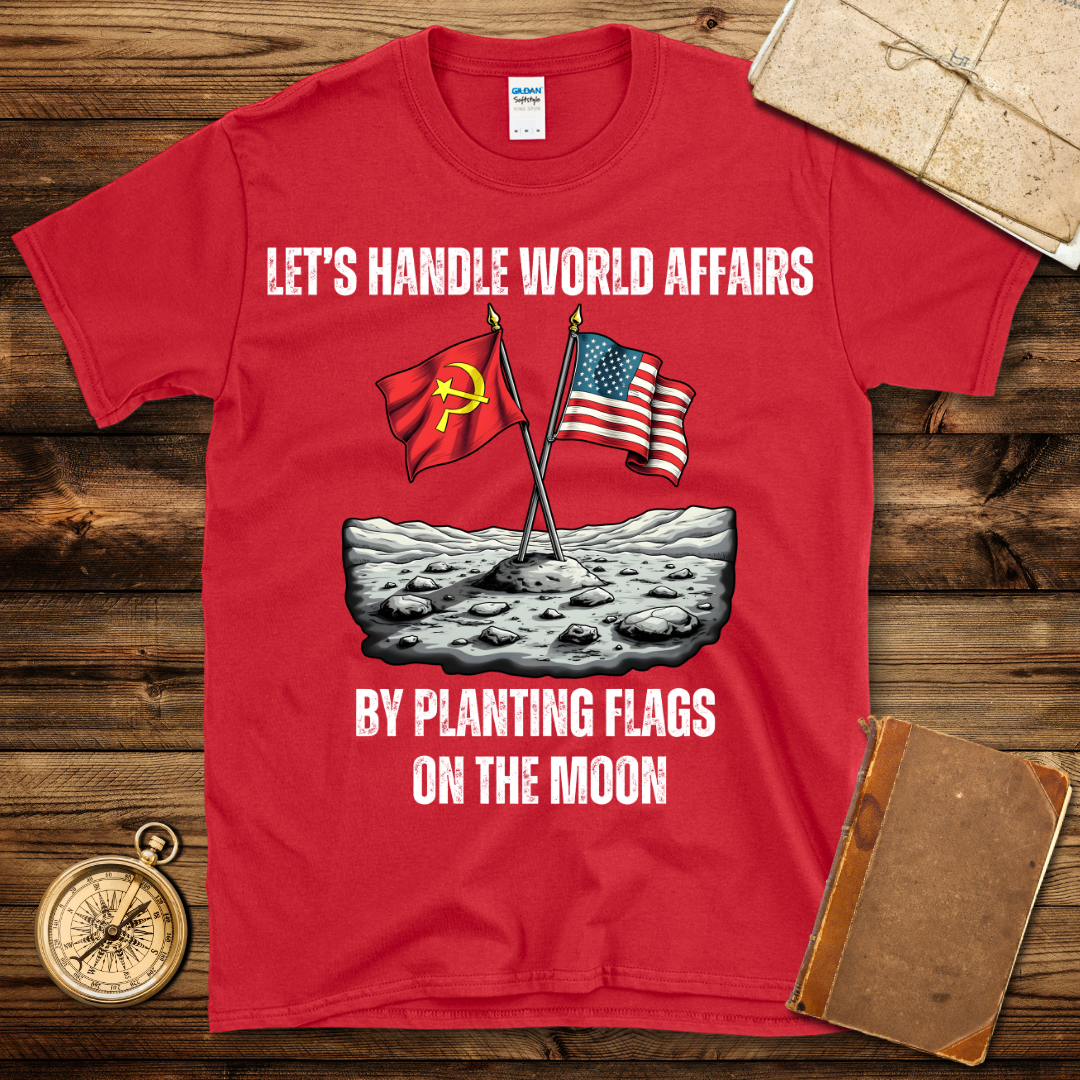 Planting Flags On The Moon T-Shirt