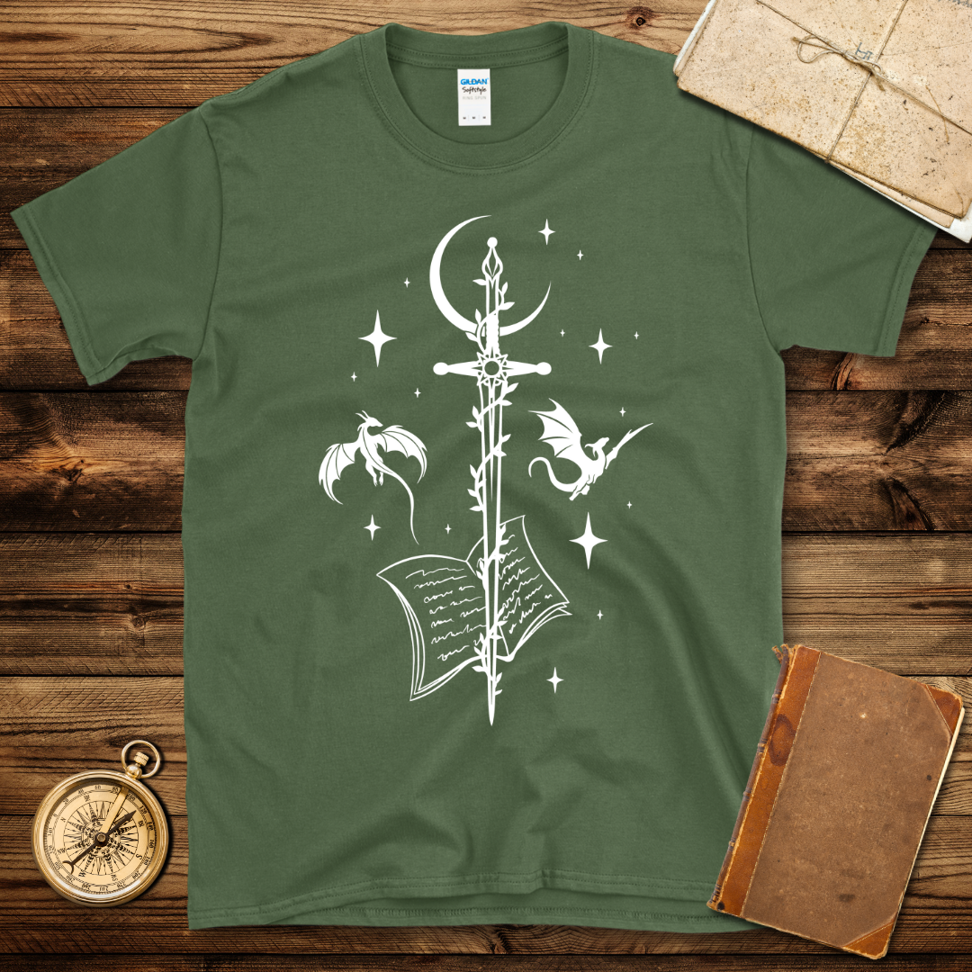 Sword And Dragons T-Shirt